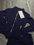Navy & Gold Lu-Lu Short Set
