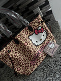 Cheeta Chrome Heart HK Tote