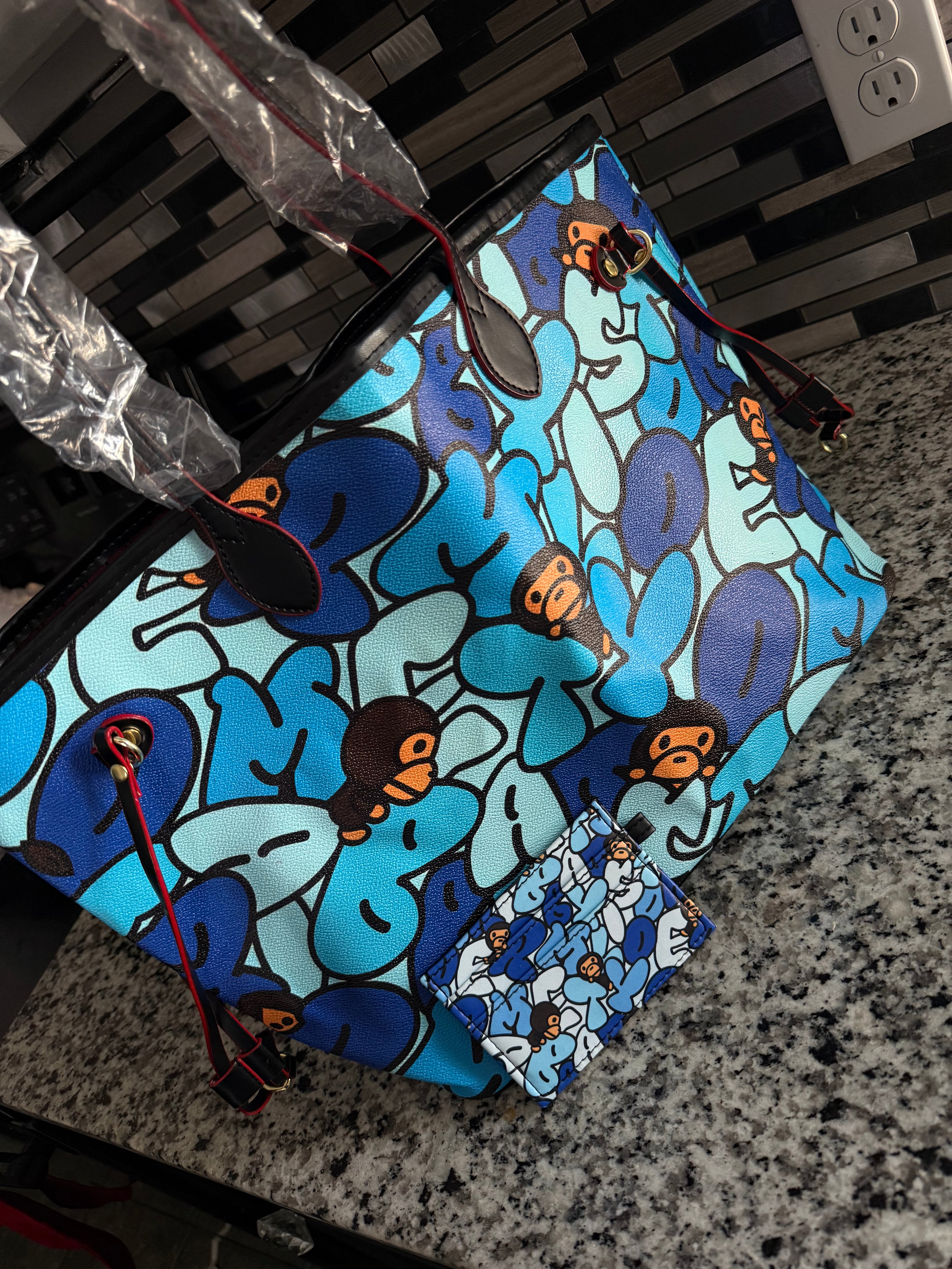 Blue Bape Tote
