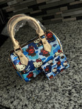 Blue HK & Bape Pillow Purse