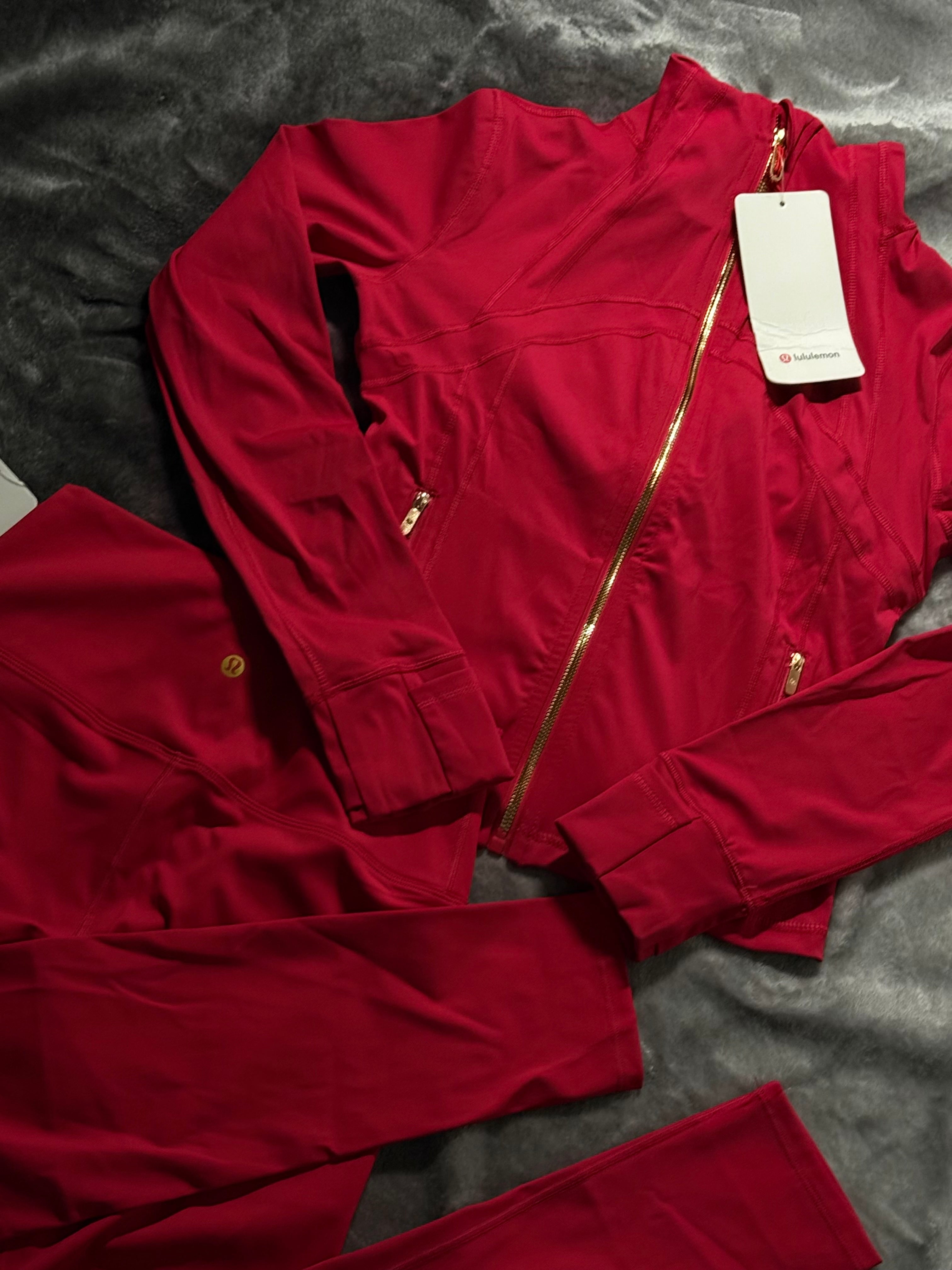 Red Lu-lu Leggings Set