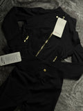 Black Lu-lu Shorts Set